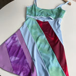 Women's Patchwork Cut-Out Mini Dress – Statement Party Dress for Evenings Out & Celebrations