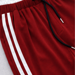 Women's Wide Leg Drawstring Pants with Side Stripe – Relaxed Casual & Travel Pants