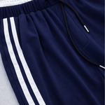 Women's Wide Leg Drawstring Pants with Side Stripe – Relaxed Casual & Travel Pants