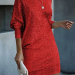 Women's Sequin Party Dress – Sparkly Evening Dress for Cocktail Parties & Celebrations