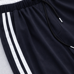 Women's Wide Leg Drawstring Pants with Side Stripe – Relaxed Casual & Travel Pants