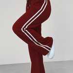 Women's Wide Leg Drawstring Pants with Side Stripe – Relaxed Casual & Travel Pants