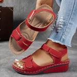 Women's Cushioned Wedge Sandals with Adjustable Straps – Comfort Everyday Summer Sandals