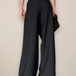 Women's High-Waisted Wide Leg Pants – Full-Length Tailored Pants for Office & Formal Wear