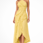 Women's Halter Neck Backless Ruffle Maxi Dress – Sleeveless Wedding Guest & Summer Event Dress