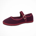 Women's Round Toe Mary Jane Ballet Flats with Buckle Strap – Suede-Look Everyday Flats