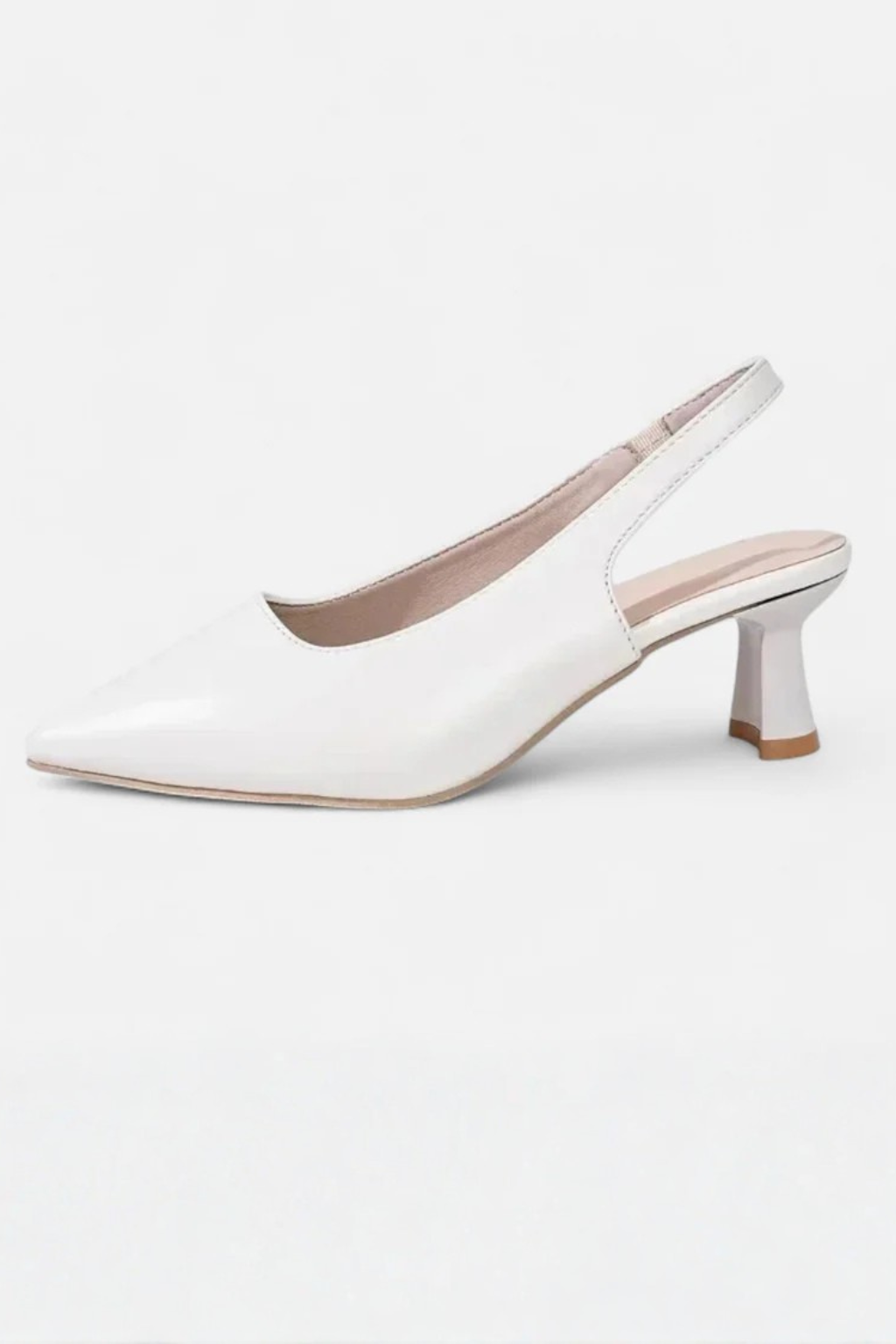 Women's Pointed Toe Slingback Kitten Heels – Low Heel Court Shoes for Work and Occasions
