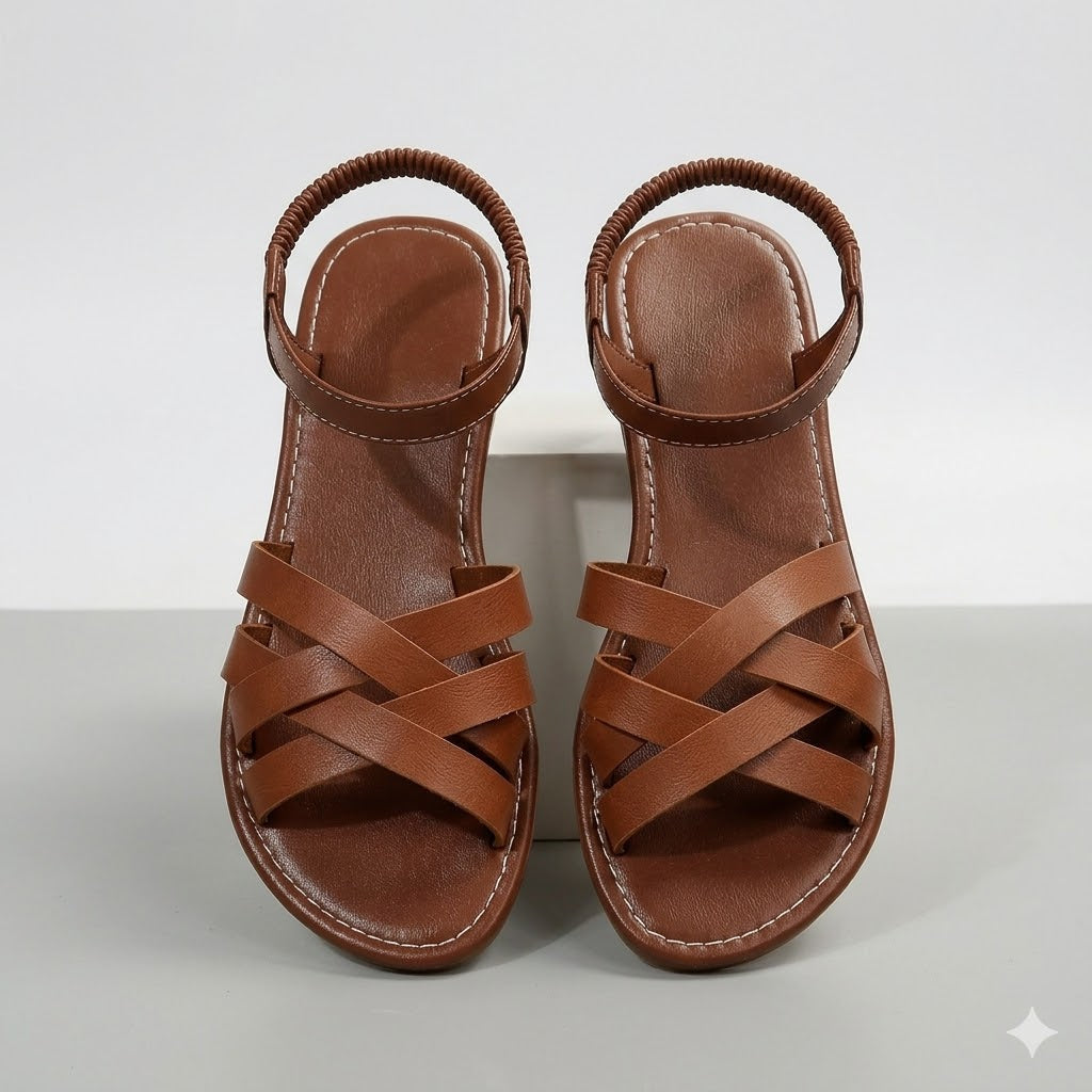 Women's Cushioned Comfort Sandals – Supportive Everyday Walking Sandals for Summer & Travel