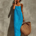 Women's Lightweight Summer Maxi Dress – Easy Casual Dress for Beach, Holidays & Brunch