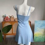 Women's Patchwork Cut-Out Mini Dress – Statement Party Dress for Evenings Out & Celebrations