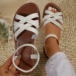 Women's Cushioned Comfort Sandals – Supportive Everyday Walking Sandals for Summer & Travel