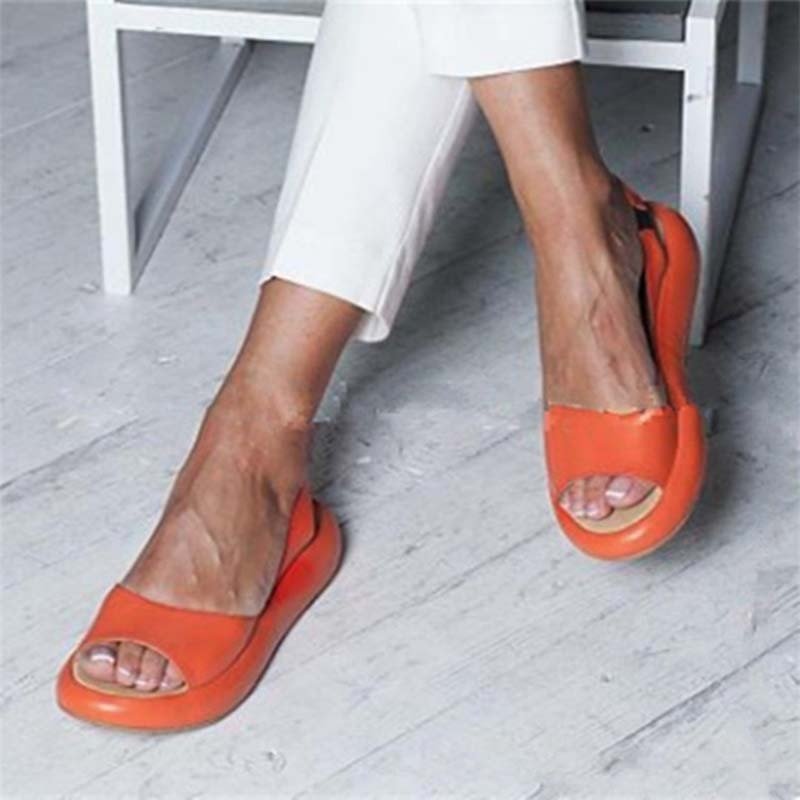 Women's Open Toe Strappy Sandals with Cushioned Insole – Comfortable Summer Sandals