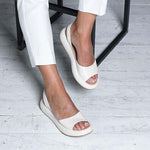 Women's Open Toe Strappy Sandals with Cushioned Insole – Comfortable Summer Sandals
