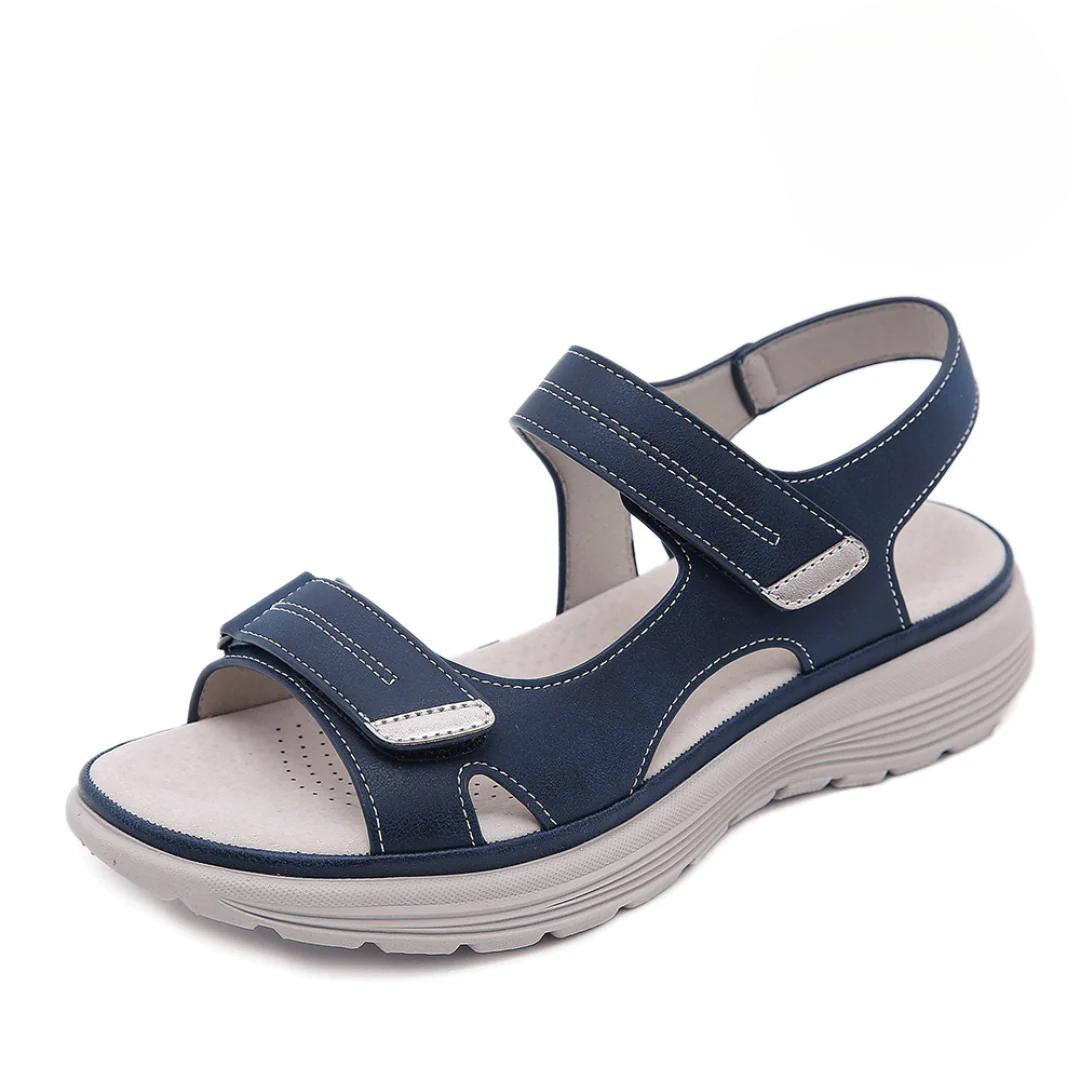 Women's Wide Fit Arch Support Comfort Sandals – Cushioned Everyday Walking Sandals
