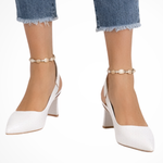 Women's Pointed Toe Slingback Kitten Heels – Low Heel Court Shoes for Work and Occasions