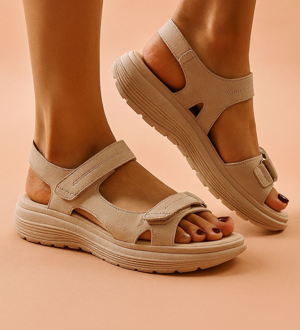 Women's Sport Sandals with Adjustable Straps & Cushioned Thick Sole – Lightweight Walking Sandals