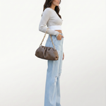 Women's High Rise Wide Leg Jeans with Distressed Knees – Relaxed Denim Jeans