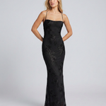 Women's Sweetheart Neck Corset Maxi Dress with Floral Appliqué and Lace-Up Back – Formal Occasion