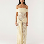 Women's Lace Evening Maxi Dress – Elegant Floor-Length Gown for Weddings, Formals & Galas