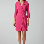 Women's Notched Collar Blazer Dress – Long Sleeve Tailored Dress for Work & Occasions