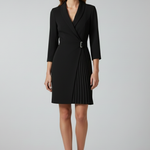 Women's Notched Collar Blazer Dress – Long Sleeve Tailored Dress for Work & Occasions