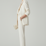 Women's Blazer & Straight-Leg Pants Set – Tailored Two-Piece Suit for Work, Events & Occasions