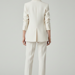 Women's Blazer & Straight-Leg Pants Set – Tailored Two-Piece Suit for Work, Events & Occasions