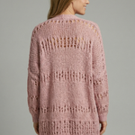 Women's Open Front Knit Cardigan with Long Sleeves – Lightweight Layering for Cool Evenings