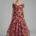Women's V-Neck Maxi Dress with Draped Bodice & Sheer Short Sleeves – Wedding Guest & Summer