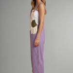 Women's Printed Wide Leg Jumpsuit with Adjustable Straps – Relaxed Casual Summer Jumpsuit