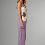 Women's Printed Wide Leg Jumpsuit with Adjustable Straps – Relaxed Casual Summer Jumpsuit