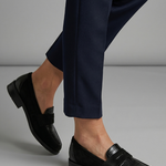 Women's Croc-Embossed Slip-On Loafers with Flat Lightweight Sole – Comfort Shoes for Everyday Wear