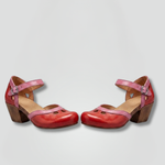 Women's Closed Toe Buckle Strap Sandals with Low Block Heel – Comfort Everyday Walking Sandals