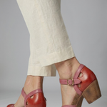 Women's Closed Toe Buckle Strap Sandals with Low Block Heel – Comfort Everyday Walking Sandals