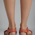 Women's T-Strap Sandals with Cushioned Footbed – Open-Toe Flat Summer Walking Sandals