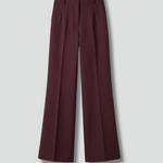 Women's High-Waist Straight Leg Pants – Pull-On Stretch Pants for Work & Smart Casual