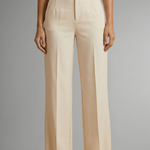 Women's High-Waist Straight Leg Pants – Pull-On Stretch Pants for Work & Smart Casual