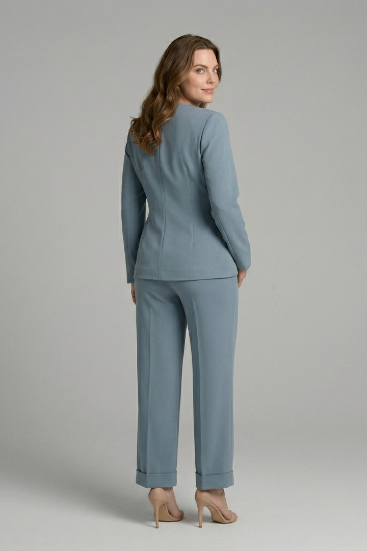 Women's Two-Piece Set Wrap Top and Cropped Pants with Pockets – Casual Summer Co-ord