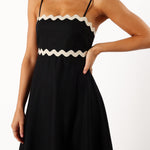 Women's Black Strappy Maxi Dress – Flowing Casual Summer Dress for Beach Dinners & Evenings