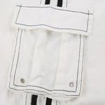 Women's Baggy Wide Leg Cargo Pants with Side Stripes & Drawstring Waist – Casual Streetwear