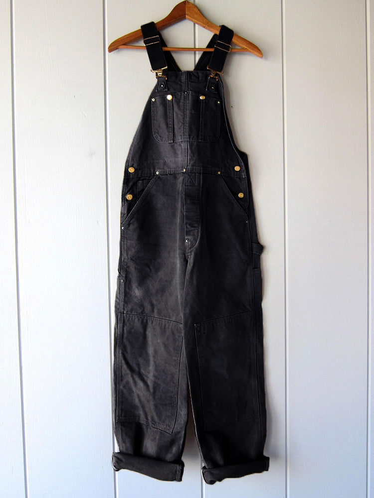 Women's Utility Dungaree Jumpsuit with Pockets – Workwear-Style Casual Overalls