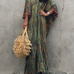Women's Tie Dye Maxi Dress – Boho Long Summer Dress for Beach, Festivals & Holidays