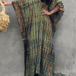 Women's Tie Dye Maxi Dress – Boho Long Summer Dress for Beach, Festivals & Holidays