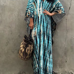 Women's Tie Dye Maxi Dress – Boho Long Summer Dress for Beach, Festivals & Holidays