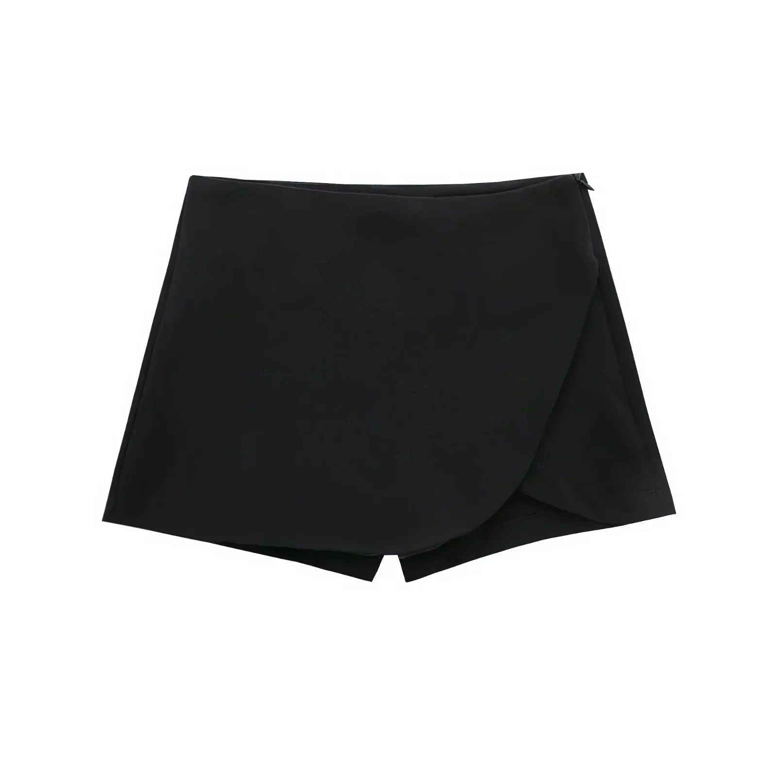 Women's High Waist Asymmetric Mini Skirt – Minimalist Skirt for Everyday, Brunch & Evenings
