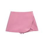 Women's High Waist Asymmetric Mini Skirt – Minimalist Skirt for Everyday, Brunch & Evenings