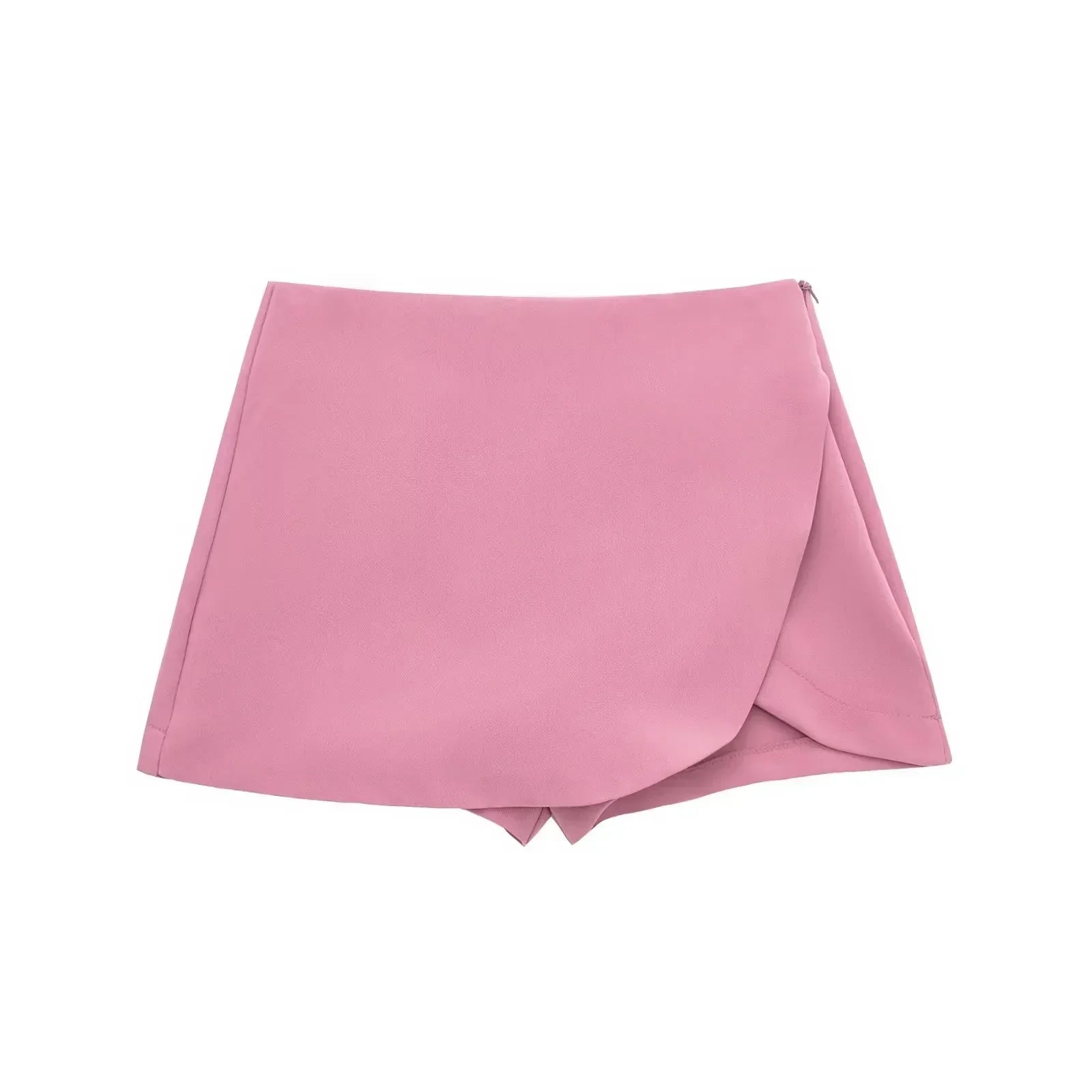 Women's High Waist Asymmetric Mini Skirt – Minimalist Skirt for Everyday, Brunch & Evenings