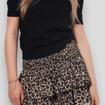 Women's Layered A-Line Mini Skirt – Flirty Summer Skirt for Brunch & Beach Weekends