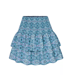 Women's Layered A-Line Mini Skirt – Flirty Summer Skirt for Brunch & Beach Weekends
