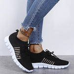 Women's Running-Style Sneakers – Lightweight Casual Everyday Trainers for Walking & Weekends